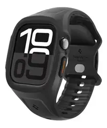 Spigen Liquid Air Pro - Apple Watch 10 46MM - Hoesje en Bandje - Zwart afbeelding