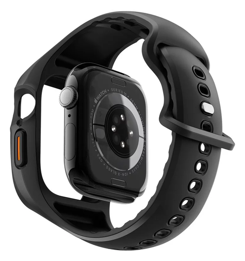 Spigen Liquid Air Pro - Apple Watch 10 - 46MM Hoesje en Bandje - Zwart afbeelding 9