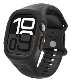 Spigen Liquid Air Pro - Apple Watch 10 - 46MM Hoesje en Bandje - Zwart