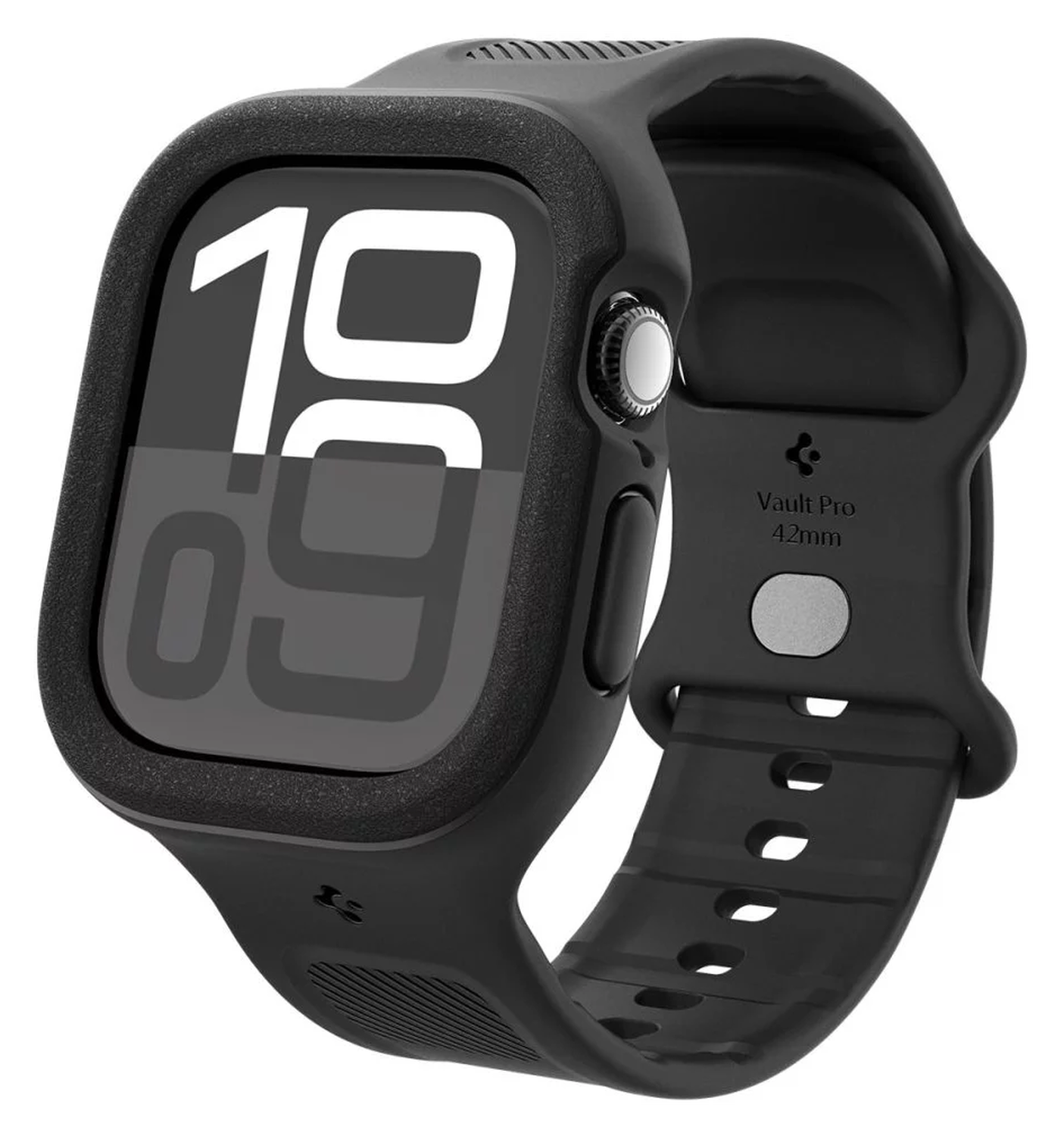 Spigen Vault Pro - Apple Watch 10 42MM Hoesje en Bandje - Zwart afbeelding 1