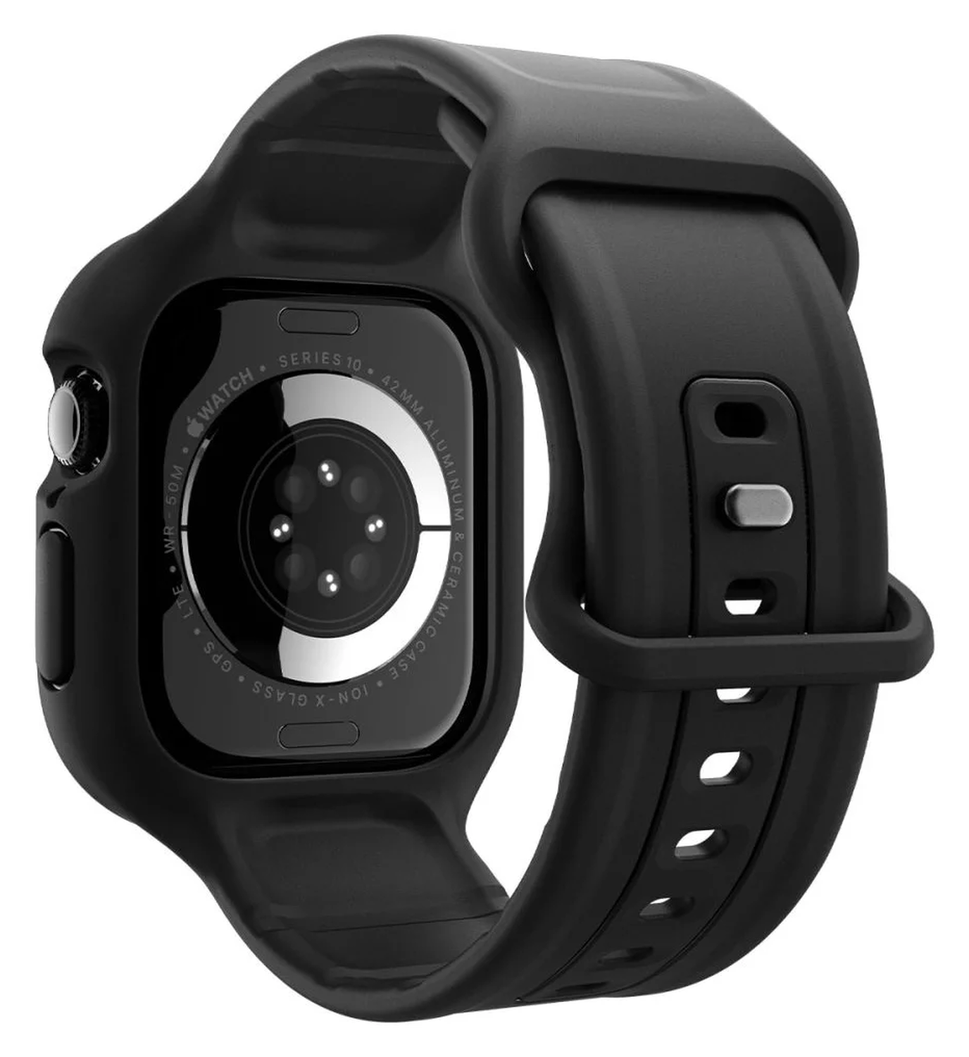 Spigen Vault Pro - Apple Watch 10 42MM Hoesje en Bandje - Zwart afbeelding 14