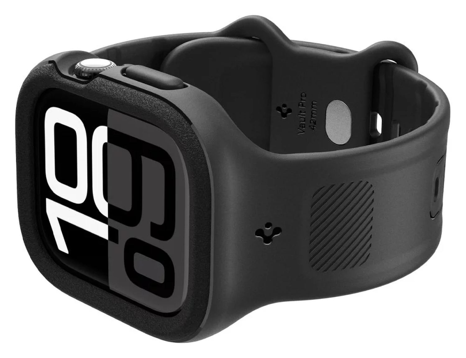 Spigen Vault Pro - Apple Watch 10 42MM Hoesje en Bandje - Zwart afbeelding 18
