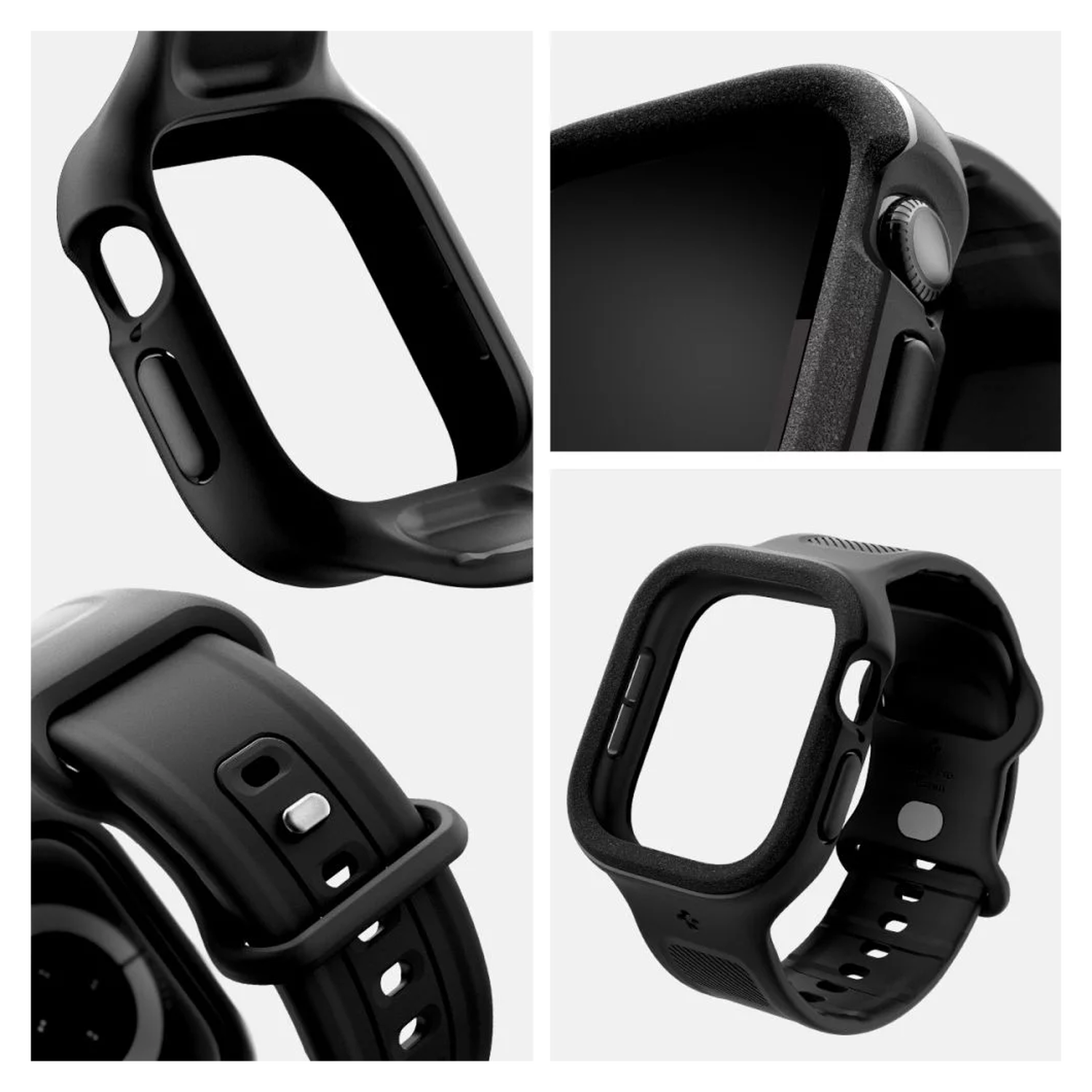 Spigen Vault Pro - Apple Watch 10 42MM Hoesje en Bandje - Zwart afbeelding 7