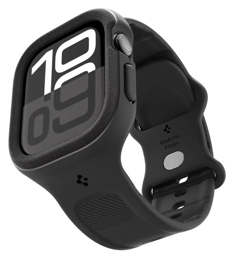 Spigen Vault Pro - Apple Watch 10 42MM Hoesje en Bandje - Zwart afbeelding 16