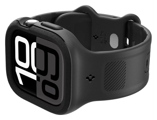 Spigen Vault Pro - Apple Watch 10 42MM Hoesje en Bandje - Zwart afbeelding 18