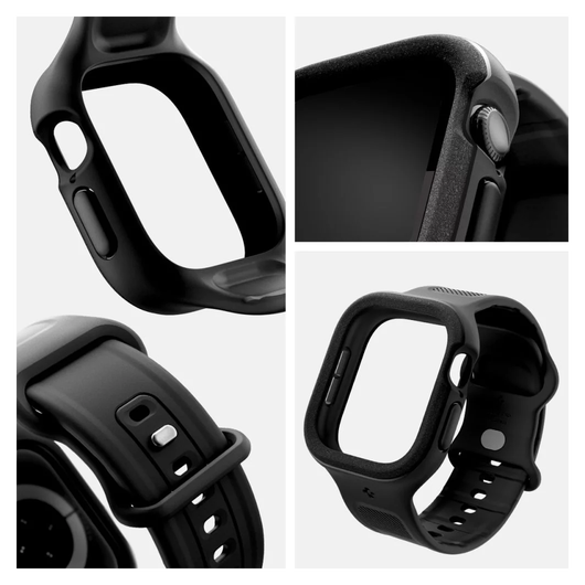 Spigen Vault Pro - Apple Watch 10 42MM Hoesje en Bandje - Zwart afbeelding 7
