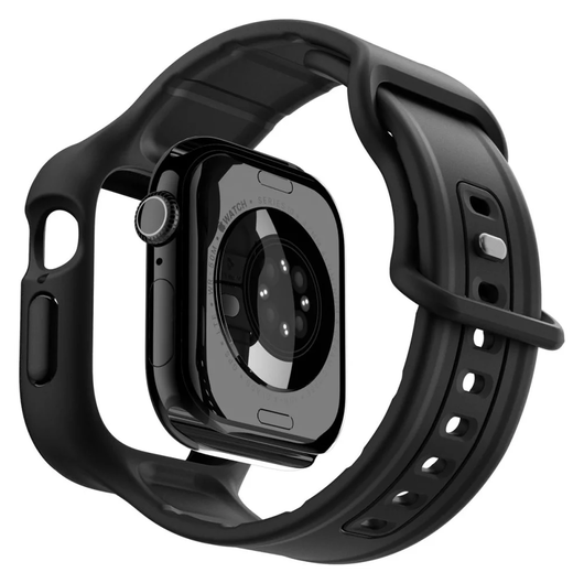 Spigen Vault Pro - Apple Watch 10 42MM Hoesje en Bandje - Zwart afbeelding 9