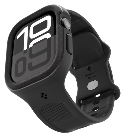Spigen Vault Pro - Apple Watch 10 46MM Hoesje en Bandje - Zwart afbeelding 16