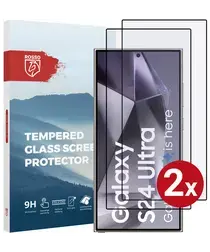 Duo Pack Rosso Samsung Galaxy S24 Ultra 9H Tempered Glass afbeelding