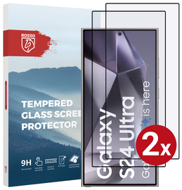 Duo Pack Rosso Samsung Galaxy S24 Ultra 9H Tempered Glass