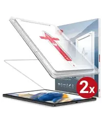 Duo pack Rosso Samsung Galaxy Tab A9 Tempered Glass Installatietray afbeelding