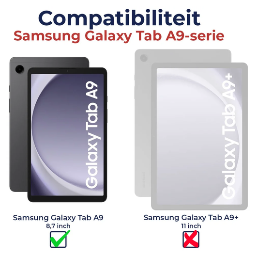 Duo pack Rosso Samsung Galaxy Tab A9 Tempered Glass Installatietray afbeelding 8