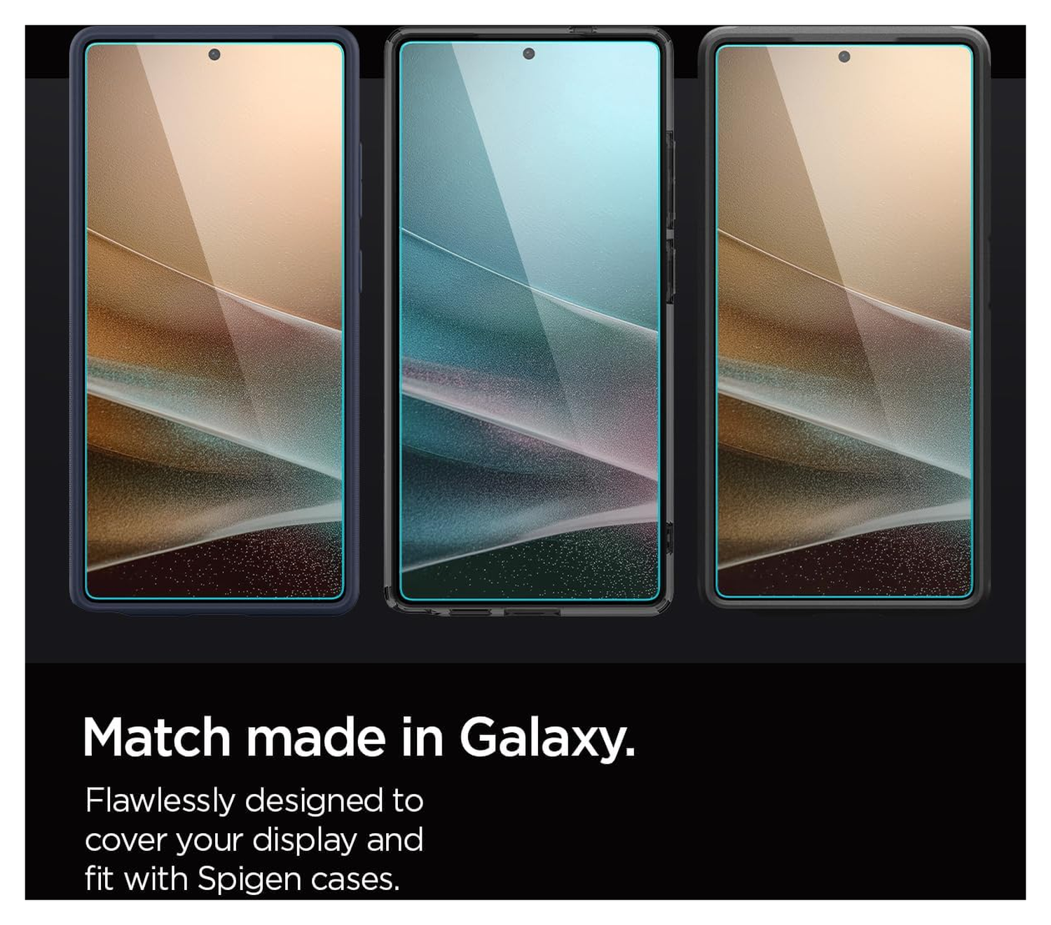 Spigen GLAS.tR EZ Fit HD Samsung Galaxy S25 Ultra Privacy Glass 2-Pack afbeelding 6