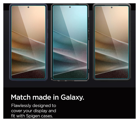 Spigen GLAS.tR EZ Fit HD Samsung Galaxy S25 Ultra Privacy Glass 2-Pack afbeelding 6
