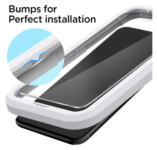 Spigen AlignMaster iPhone 11 Pro/XS/X Screen Protector Tempered Glass (2-Pack) afbeelding 5