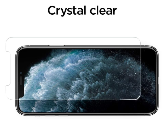 Spigen AlignMaster iPhone 11 Pro/XS/X Screen Protector Tempered Glass (2-Pack) afbeelding 9