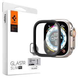 Spigen Glas.tR Slim Pro - Apple Watch Ultra (2) Screen Protector - Zwart