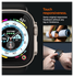 Spigen Glas.tR Slim Pro - Apple Watch Ultra (2) Screen Protector - Zwart afbeelding 3