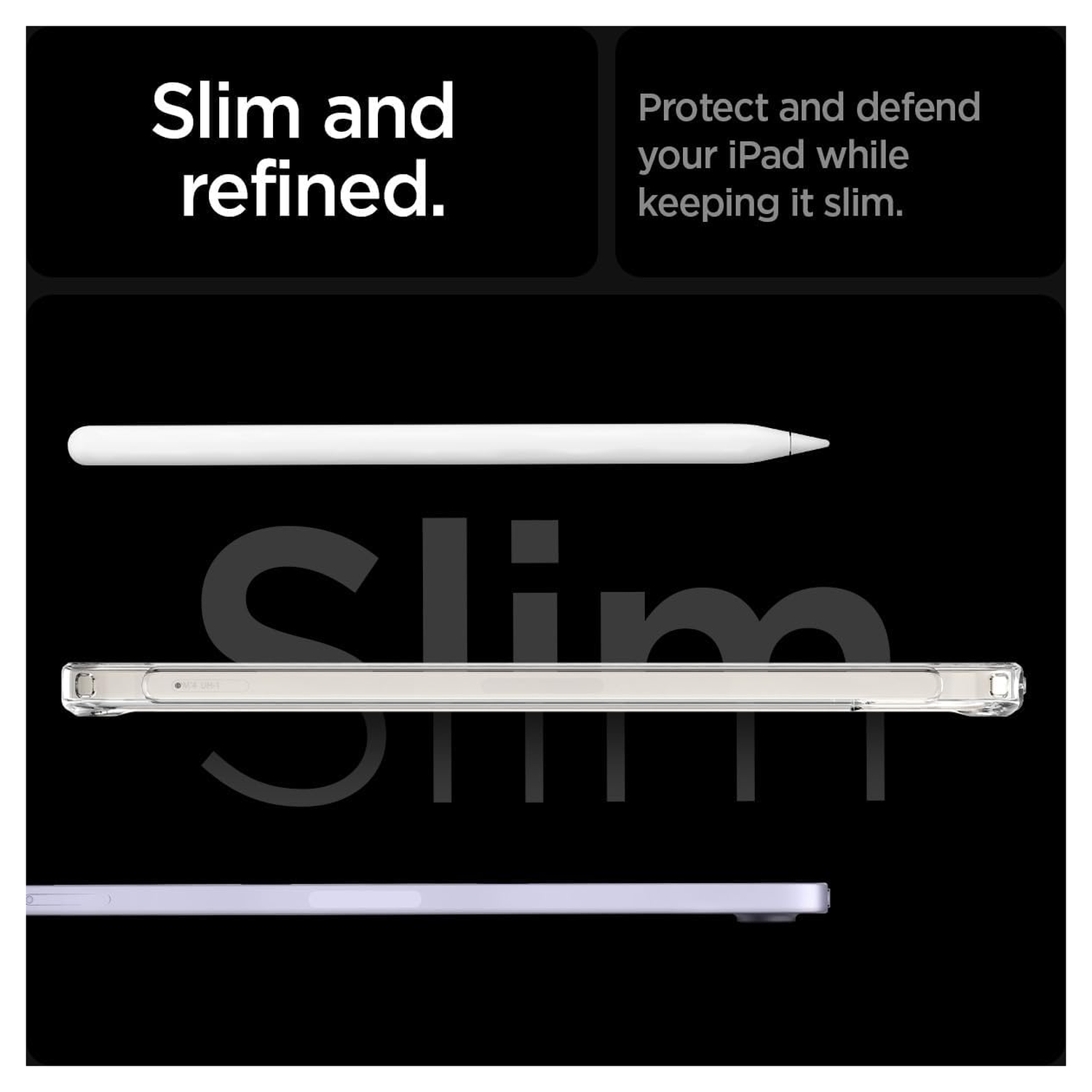 Spigen Ultra Hybrid Zero One iPad Mini 7/6 Hoes Back Cover Wit afbeelding 5