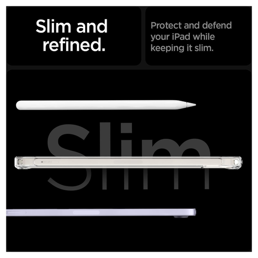 Spigen Ultra Hybrid Zero One iPad Mini 7/6 Hoes Back Cover Wit afbeelding 5