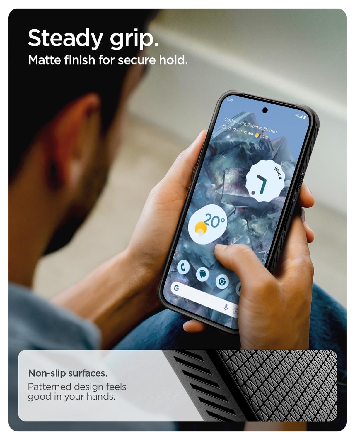 Spigen Liquid Air MagFit Google Pixel 10 / 10 Pro Hoesje MagSafe Groen afbeelding 6