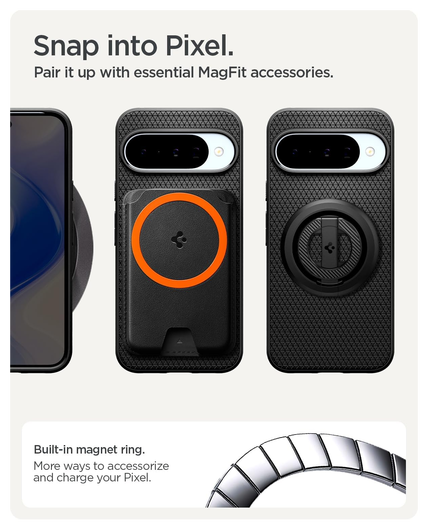 Spigen Liquid Air MagFit Google Pixel 10 / 10 Pro Hoesje MagSafe Groen afbeelding 5