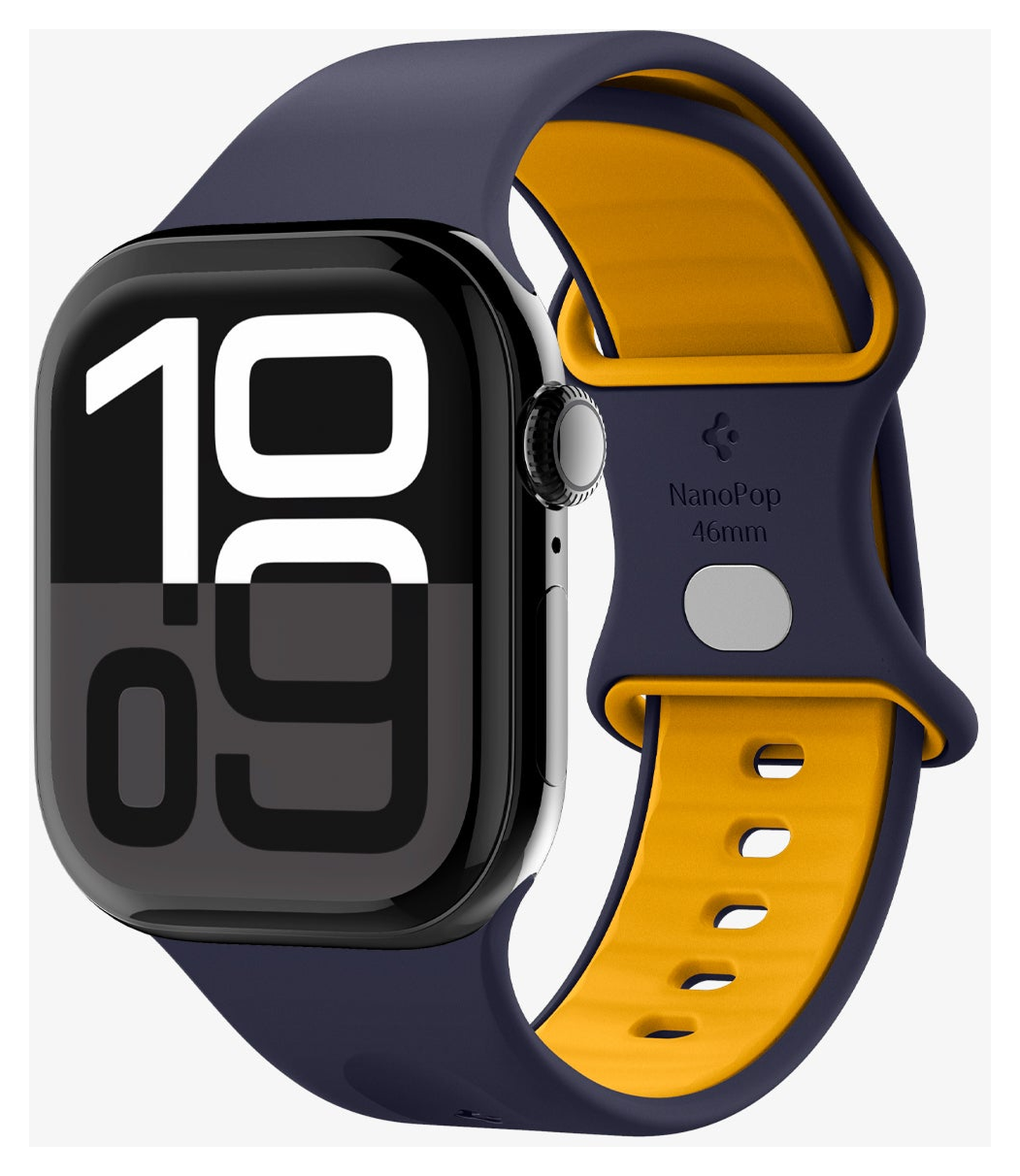 Spigen - Apple Watch 1-10/SE/Ultra Bandje - 49/46/45/44/42MM Bandje - Blauw afbeelding 1
