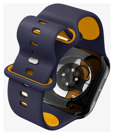 Spigen - Apple Watch 1-10/SE/Ultra Bandje - 49/46/45/44/42MM Bandje - Blauw afbeelding 13