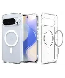 Spigen Ultra Hybrid MagFit Google Pixel 10 / 10 Pro Hoesje MagSafe Clear Wit afbeelding