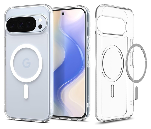 Spigen Ultra Hybrid MagFit Google Pixel 10 / 10 Pro Hoesje MagSafe Clear Wit afbeelding 1