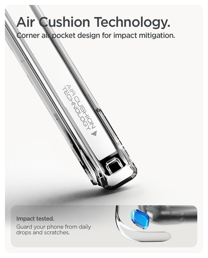 Spigen Ultra Hybrid MagFit Google Pixel 10 / 10 Pro Hoesje MagSafe Clear Wit afbeelding 4