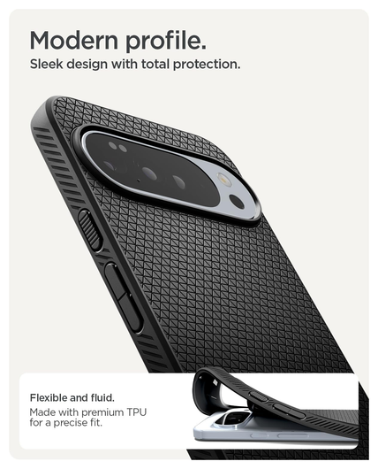 Spigen Liquid Air Google Pixel 10 / 10 Pro Hoesje Back Cover Matte Zwart afbeelding 6