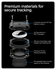Spigen Tough Armor IP AirTag Hoesje Waterdicht Case met 3M Tape Zwart afbeelding 6