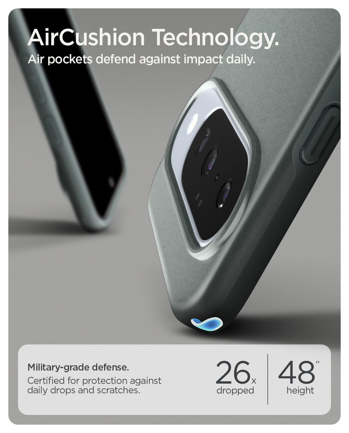 Spigen Thin Fit MagFit Google Pixel 10 / 10 Pro Hoesje MagSafe Back Cover Groen afbeelding 3