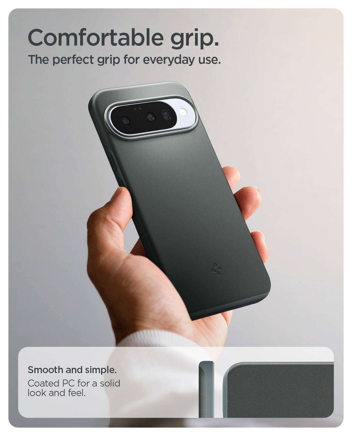 Spigen Thin Fit MagFit Google Pixel 10 / 10 Pro Hoesje MagSafe Back Cover Groen afbeelding 4