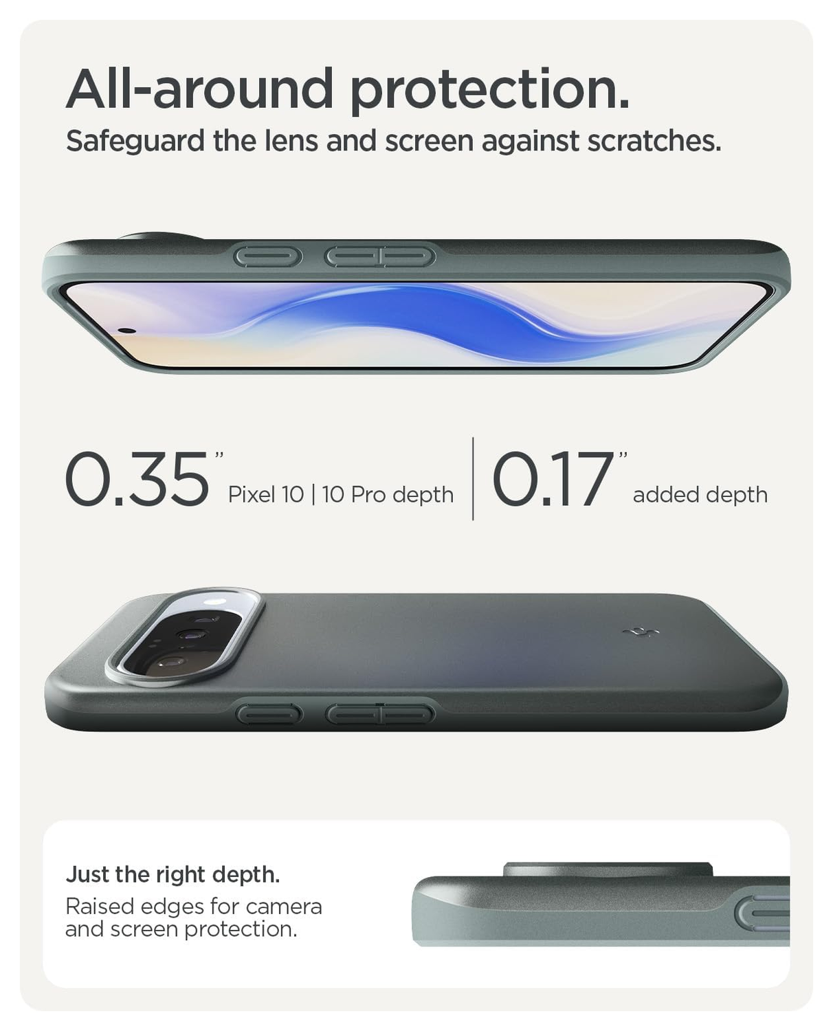 Spigen Thin Fit MagFit Google Pixel 10 / 10 Pro Hoesje MagSafe Back Cover Groen afbeelding 5
