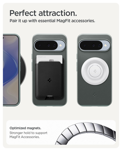Spigen Thin Fit MagFit Google Pixel 10 / 10 Pro Hoesje MagSafe Back Cover Groen afbeelding 9