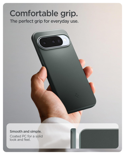 Spigen Thin Fit MagFit Google Pixel 10 / 10 Pro Hoesje MagSafe Back Cover Groen afbeelding 4