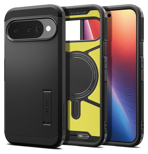 Spigen Tough Armor Google Pixel 10 / 10 Pro Hoesje MagSafe Back Cover Zwart afbeelding 1
