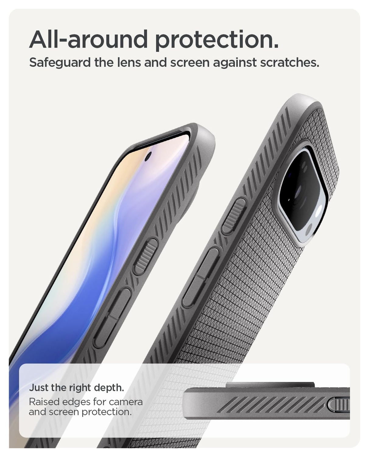 Spigen Liquid Air MagFit Google Pixel 10 Pro XL Hoesje MagSafe Back Cover Grijs afbeelding 4