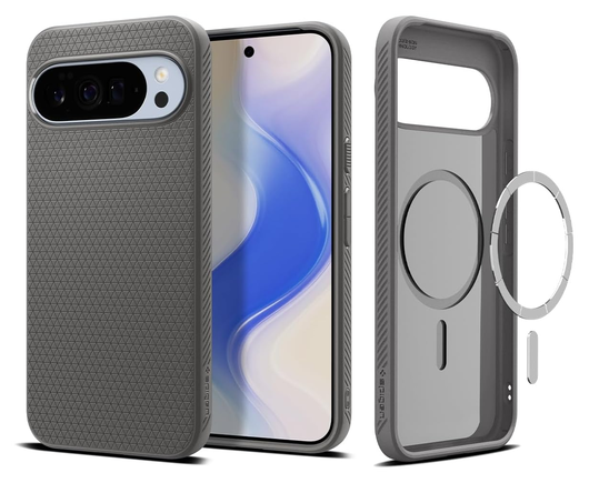 Spigen Liquid Air MagFit Google Pixel 10 Pro XL Hoesje MagSafe Back Cover Grijs afbeelding 1