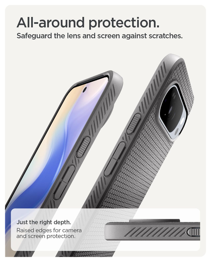 Spigen Liquid Air MagFit Google Pixel 10 Pro XL Hoesje MagSafe Back Cover Grijs afbeelding 4