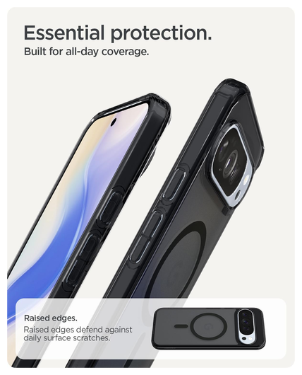 Spigen Ultra Hybrid MagFit Google Pixel 10 Pro XL Hoesje MagSafe Frost Zwart afbeelding 8