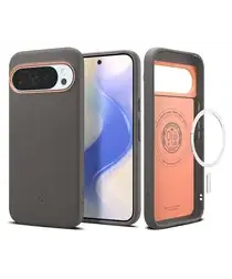 Spigen Nano Pop MagFit Google Pixel 10 / 10 Pro Hoesje MagSafe Back Cover Grijs afbeelding