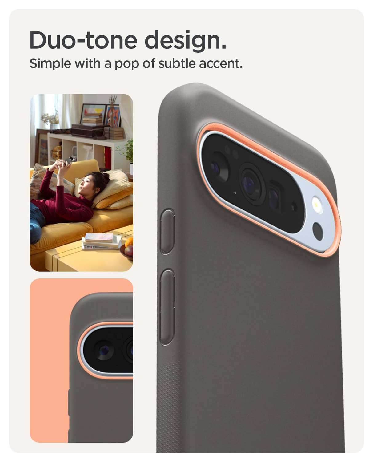 Spigen Nano Pop MagFit Google Pixel 10 / 10 Pro Hoesje MagSafe Back Cover Grijs afbeelding 6