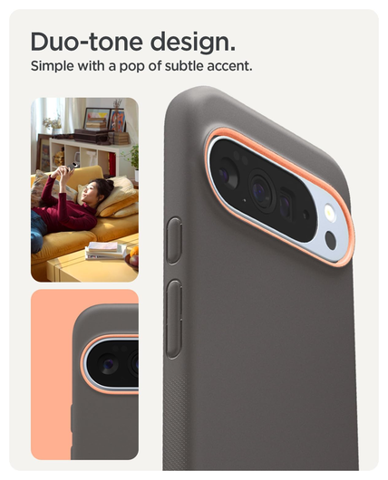 Spigen Nano Pop MagFit Google Pixel 10 / 10 Pro Hoesje MagSafe Back Cover Grijs afbeelding 6