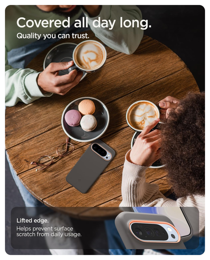 Spigen Nano Pop MagFit Google Pixel 10 / 10 Pro Hoesje MagSafe Back Cover Grijs afbeelding 7