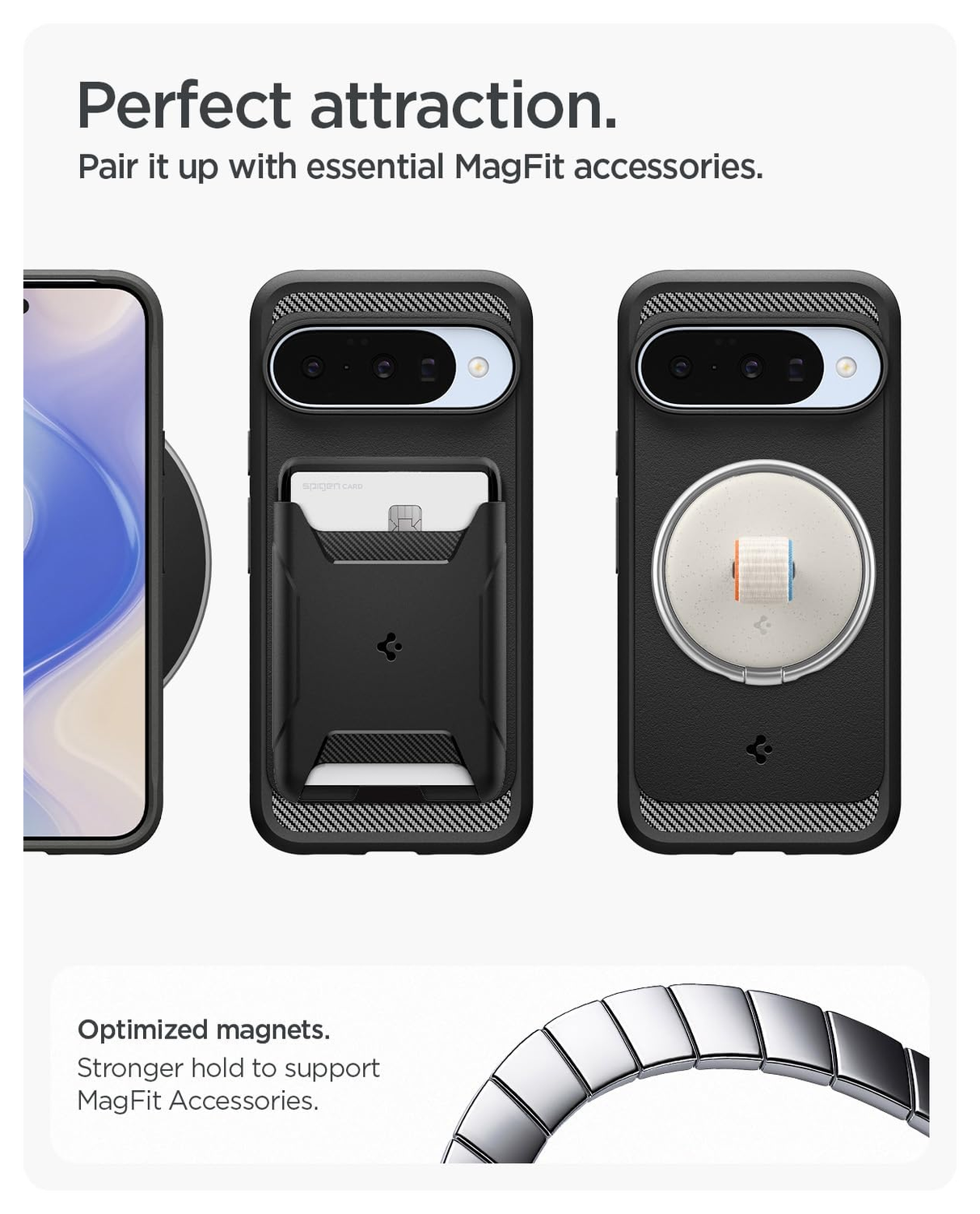Spigen Rugged Armor MagFit Google Pixel 10 / 10 Pro Hoesje MagSafe Matte Zwart afbeelding 7