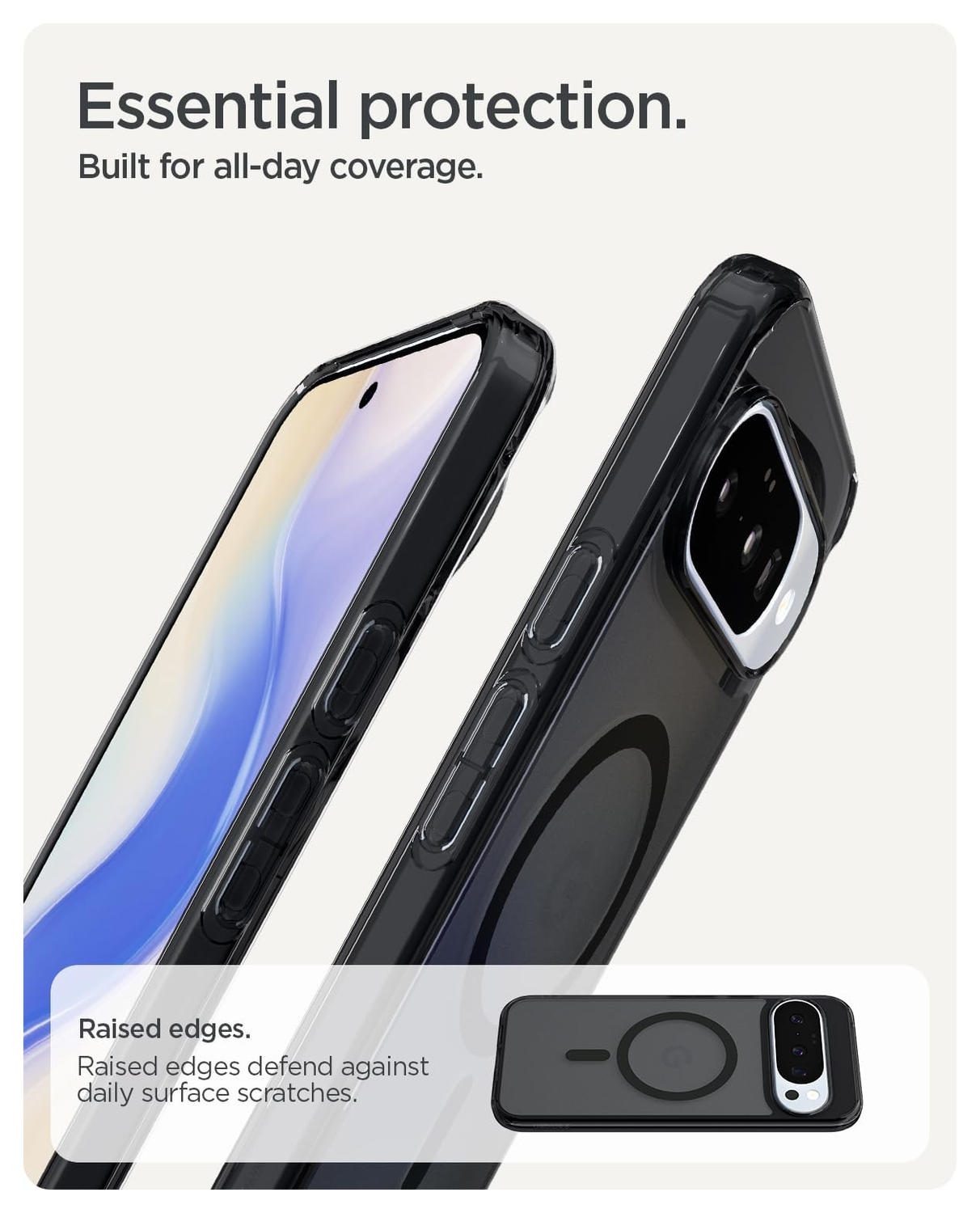 Spigen Ultra Hybrid MagFit Google Pixel 10 / 10 Pro Hoesje MagSafe Frost Zwart afbeelding 3