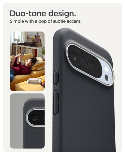 Spigen Nano Pop MagFit Google Pixel 10 / 10 Pro Hoesje MagSafe Back Cover Zwart afbeelding 8